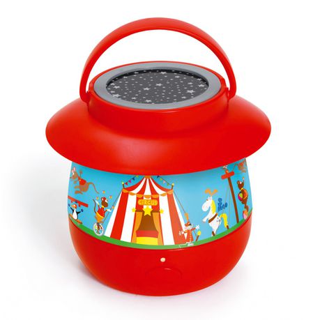 Scratch Europe Projection Nightlight - Circus: Cheerful Dual - Function Kids' Nightlight with Multiple Themes