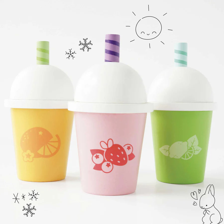 Le Toy Van Discounted Take Away Smoothie Trio - Ideal Kids Toy