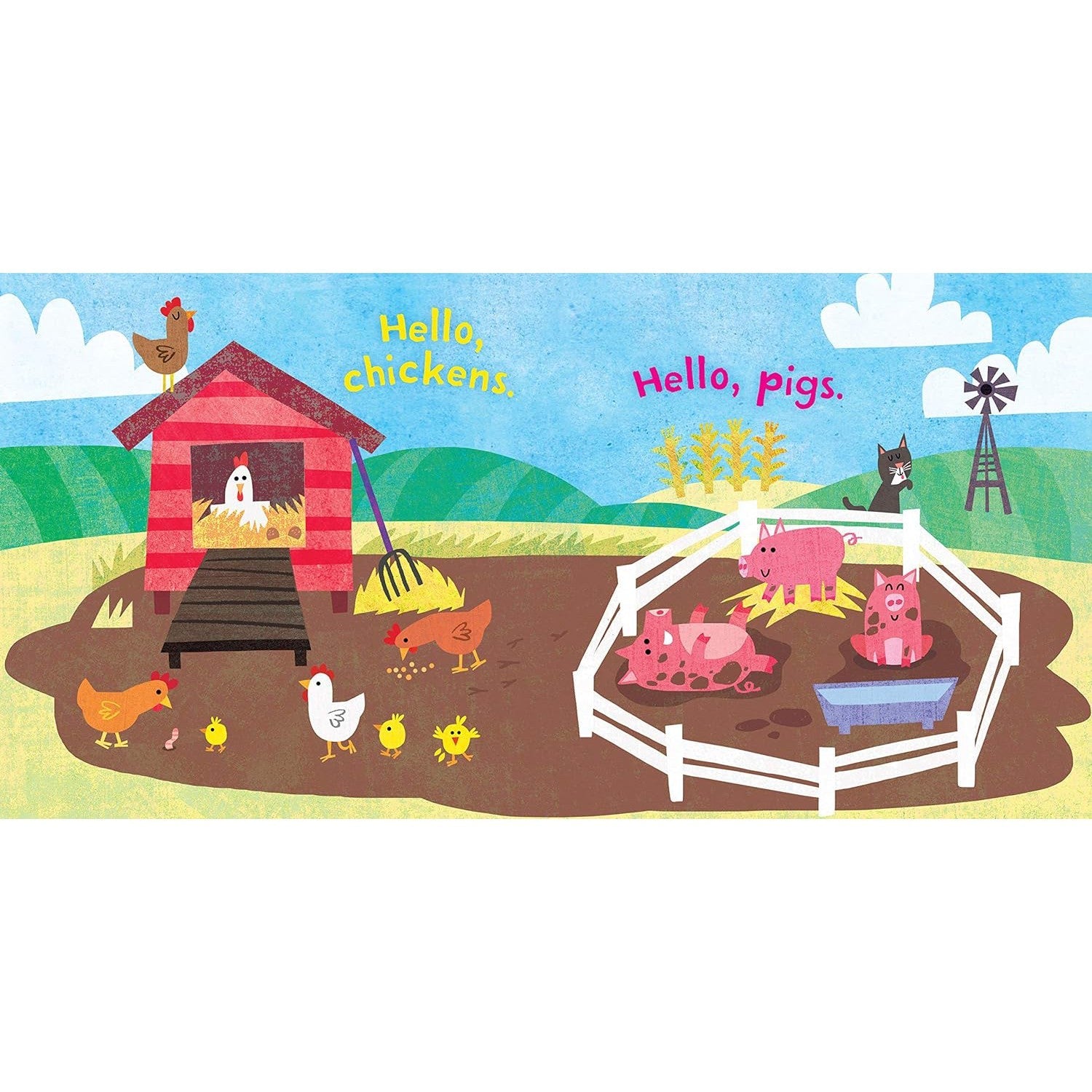 Hot Deal! Indestructible Farm Animal Book - Say Hello to Farm! 