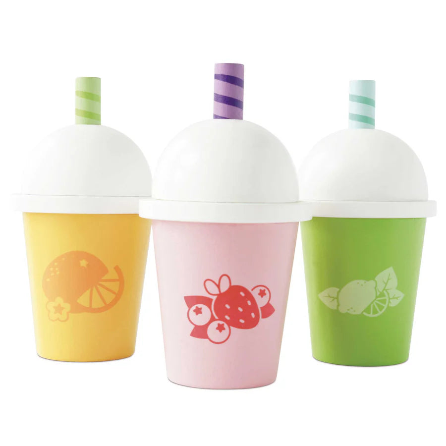 Le Toy Van Discounted Take Away Smoothie Trio - Ideal Kids Toy