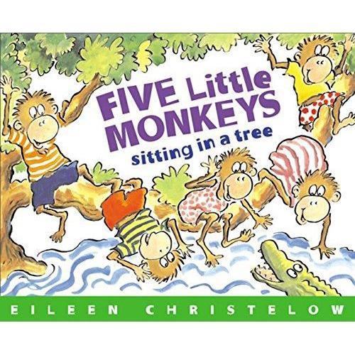 Houghton Mifflin Harcourt: Five Little Monkeys Board Book - Fun Read
