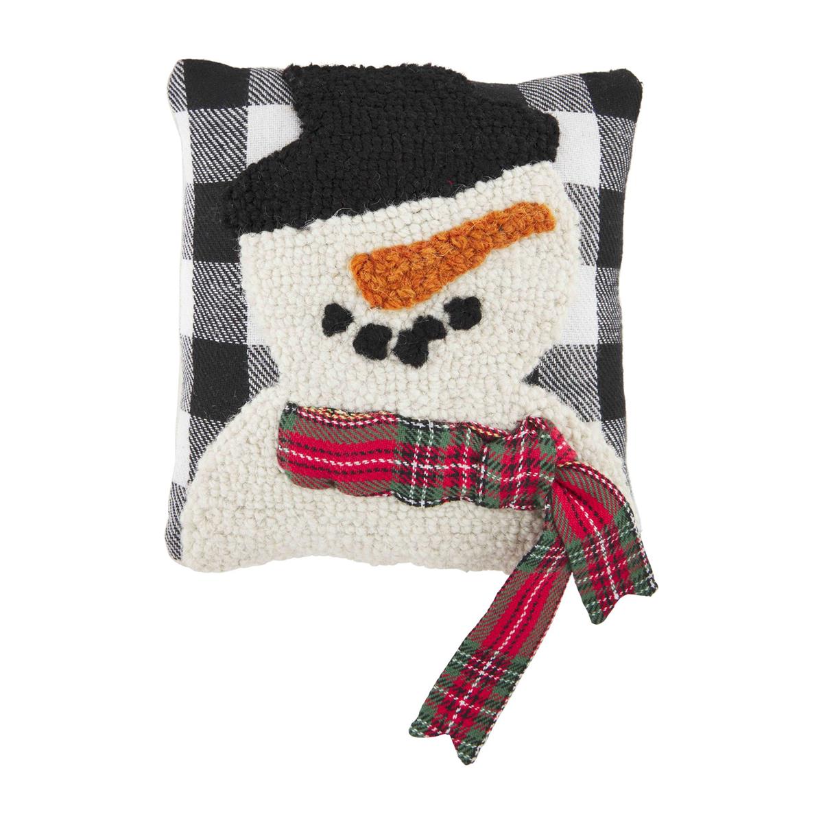 Hot Sale! Small Christmas Hook Pillow by Mud Pie - Ideal Decor Piece