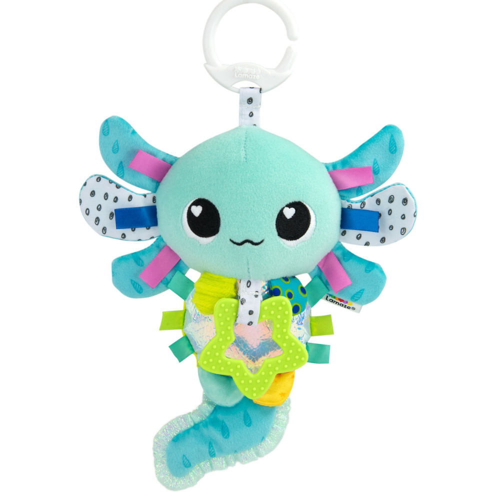 Lamaze® Alise the Axolotl Soft Baby Toy - Ideal for Early Learning and Travel
