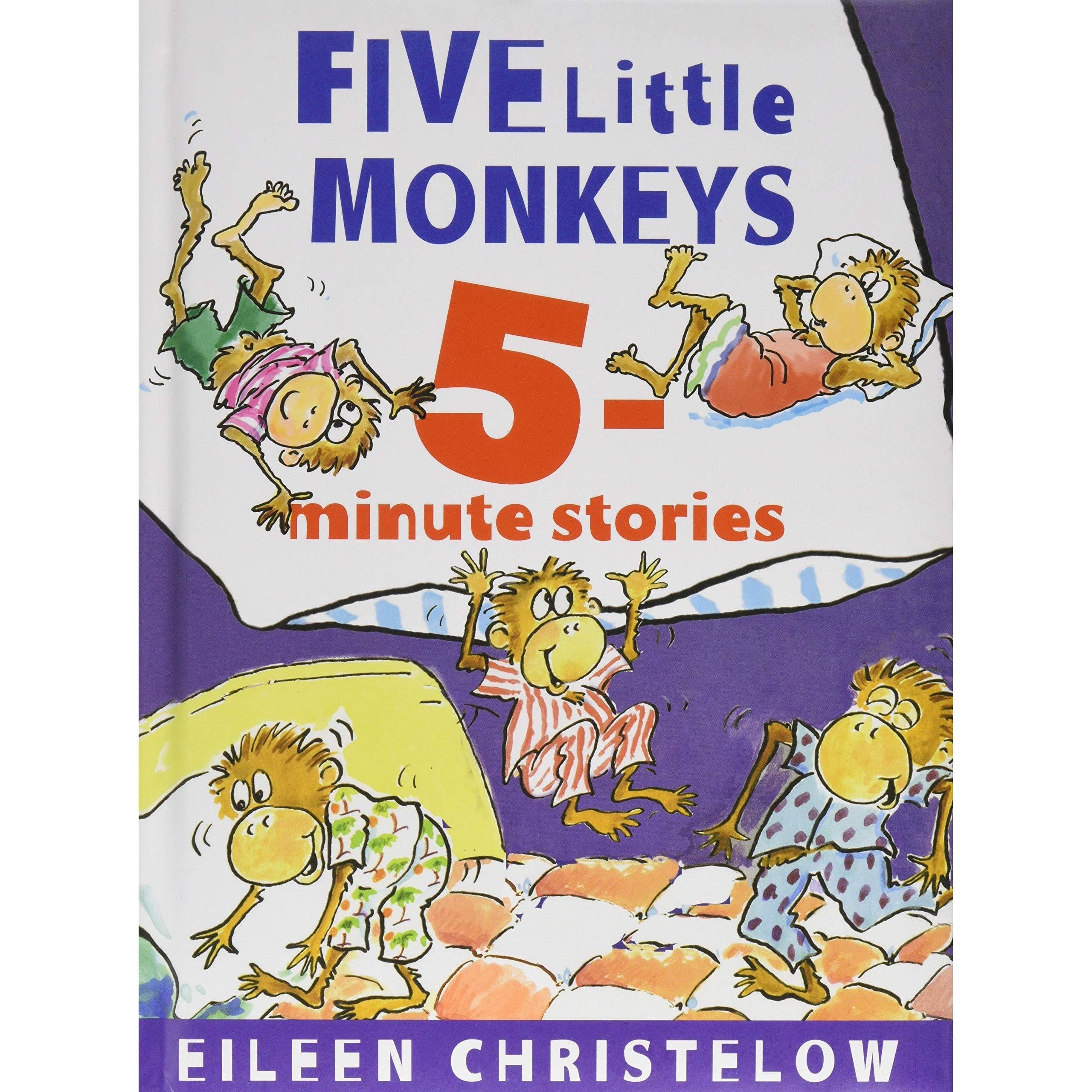 Houghton Mifflin Harcourt: Five Little Monkeys 5-Minute Funny Bedtime Stories