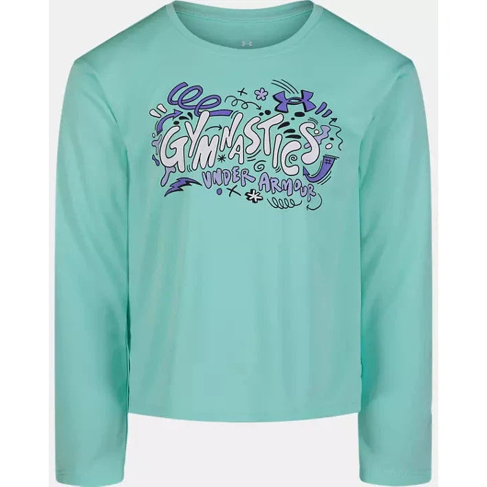 Under Armour Girl's Gymnast Long Sleeve - Neo Turquoise | Hot Sale
