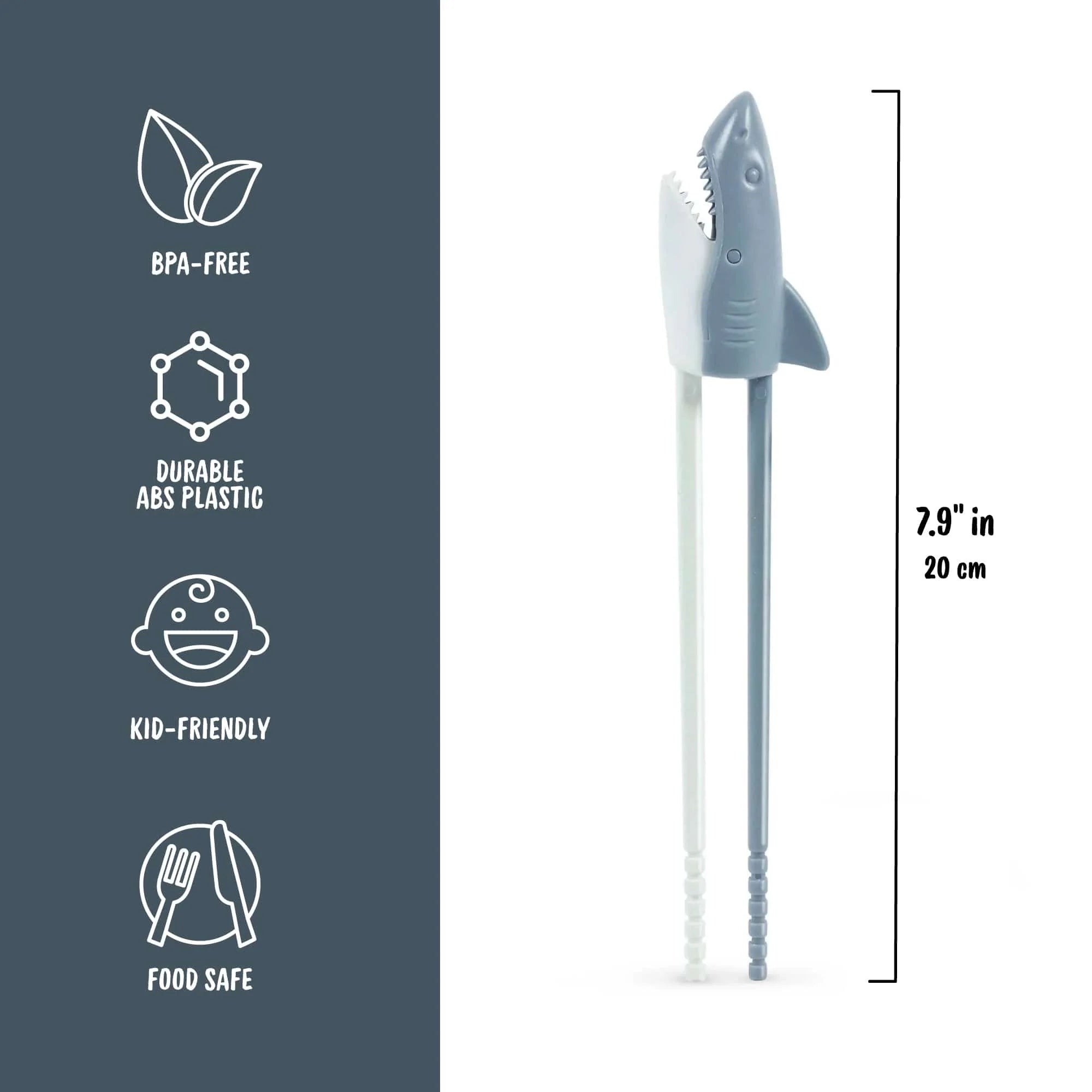 Hot Sale! Fred Munchtime Animated Shark Chopsticks with Teeth-Clashing Action