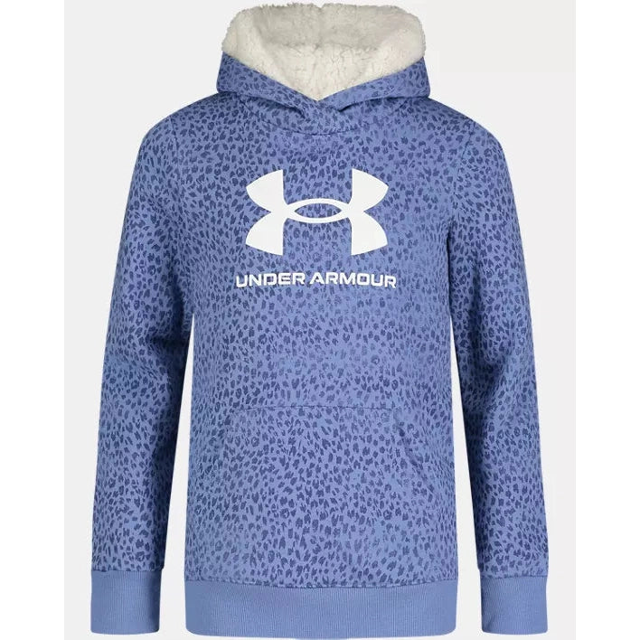 Under Armour Youth Girls' Blue Float Animal Scan Stylish Hoodie
