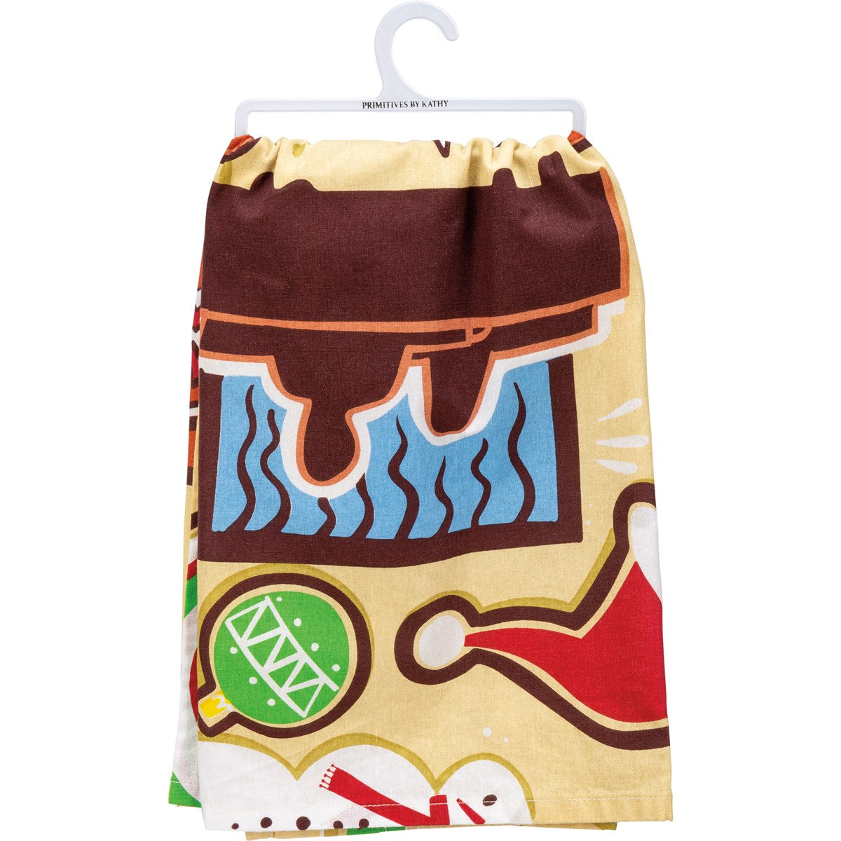 Kathy's Primitives Full - Color Cotton Kitchen Towel for Baking and Movie - Watching