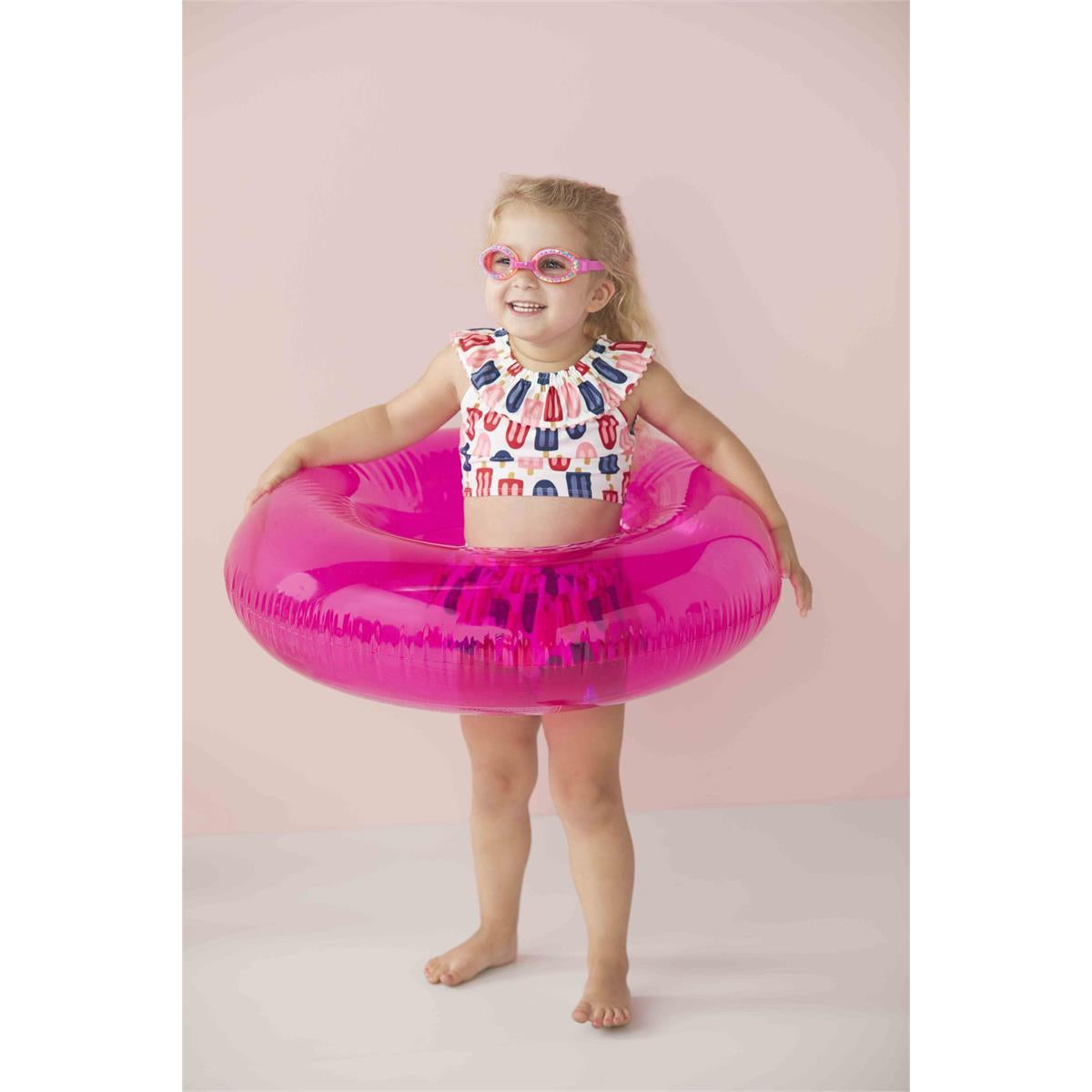 Hot Sale! Girls' Mud Pie Silicone Character UV - Protected Swim Goggles