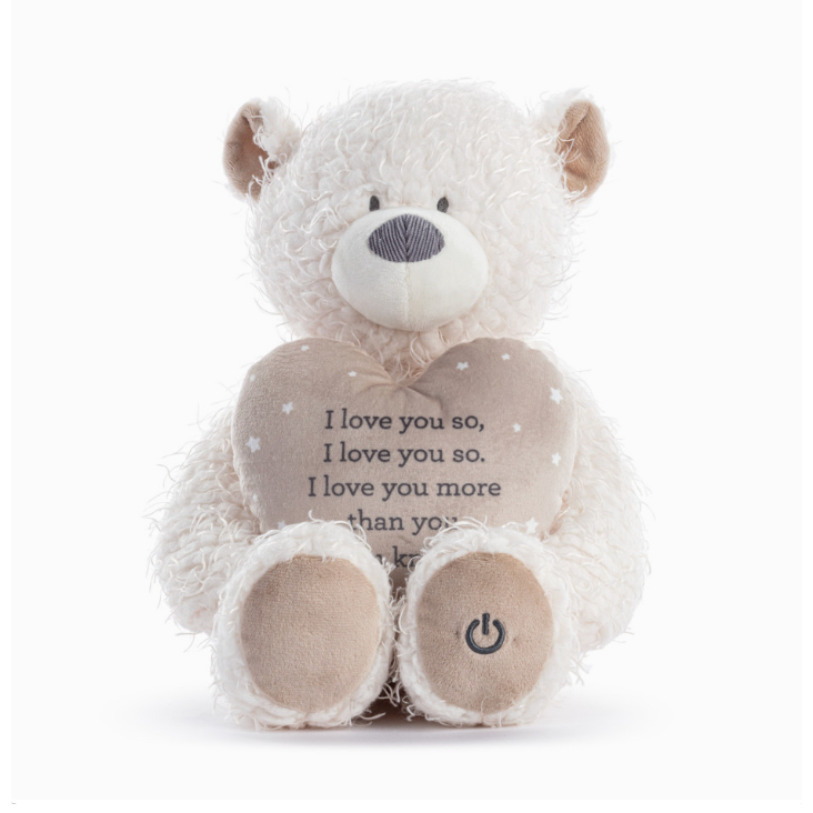 Demdaco 16in Wrapped in Love Mechanical Bear - A Sweet Gift