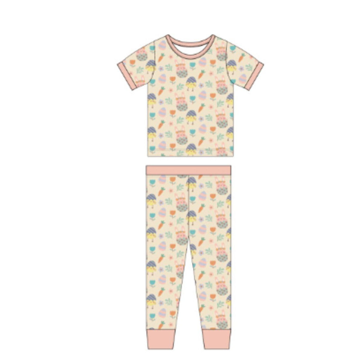 Emerson & Friends Egg Hunt Kids Bamboo Pajama Set - Cozy & Stylish!