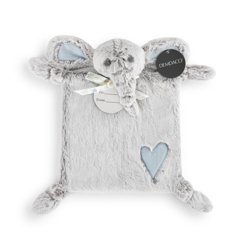 Demdaco's Luxury Baby Elephant Blankie - Elias