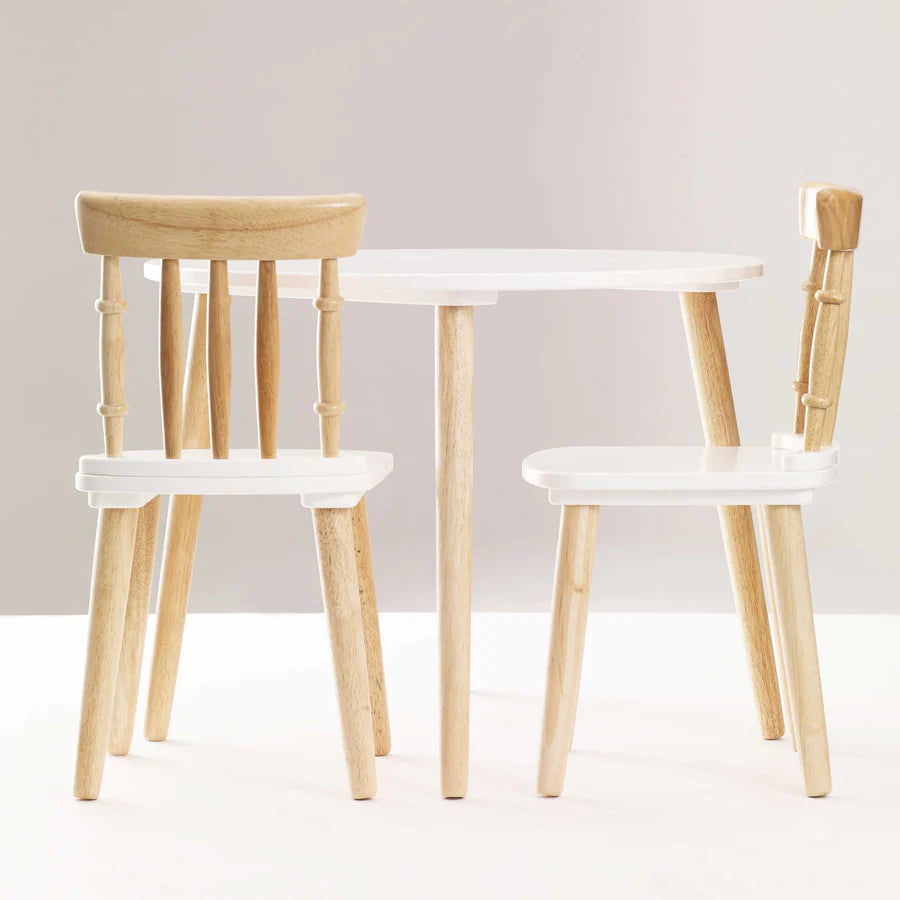 Le Toy Van Kids' Sustainable Wooden Table and Chairs Set - Ideal Gift