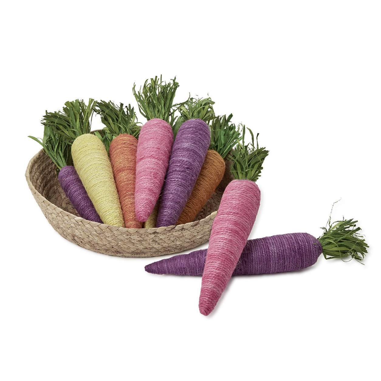 Handmade Rustic Two's Company Carrot Decorative Item