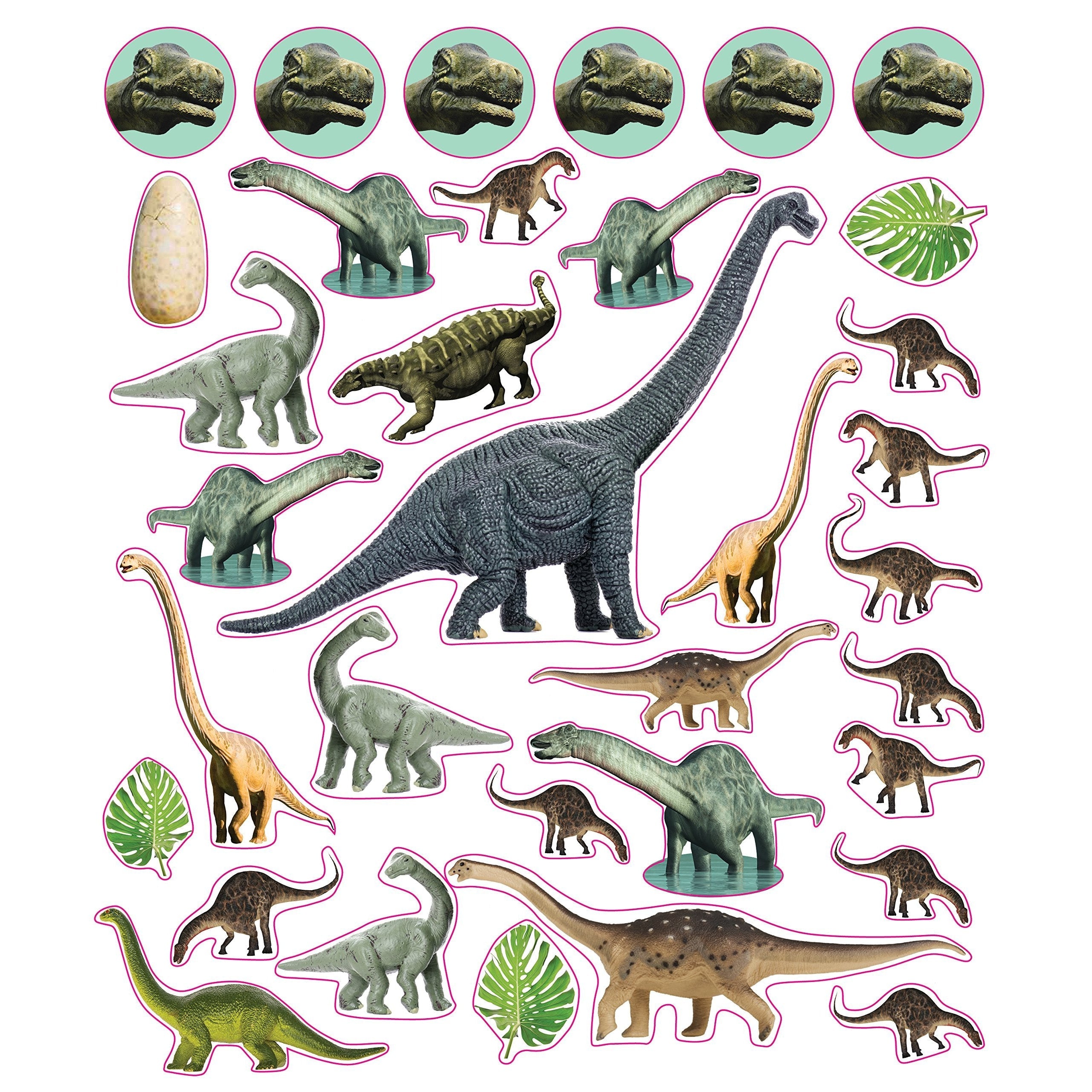 Reusable EyeLike Dinosaur Stickers in Paperback Book