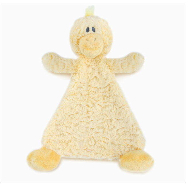 Demdaco Daddles Duck Rattle Blanket - Ideal for Kids