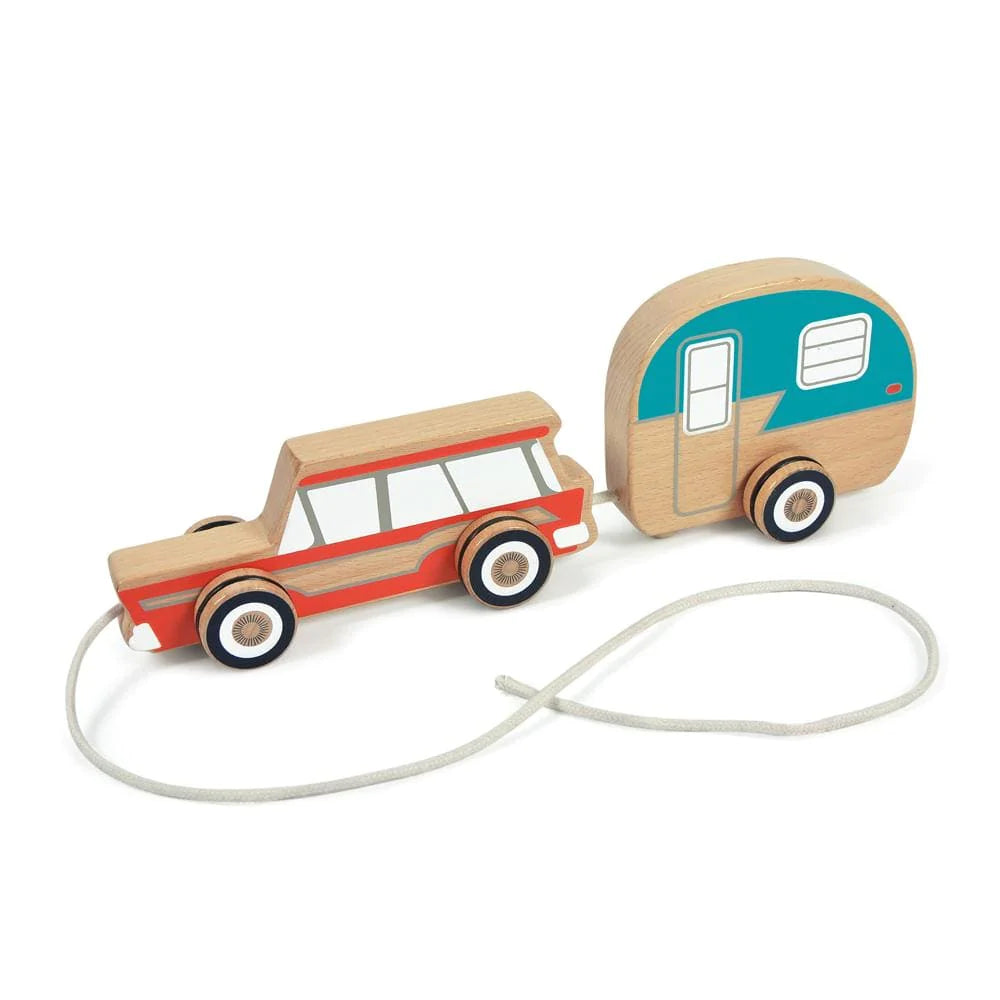 Hot Deal! Fred's Retro Road Trip Camper Pull Toy for Toddlers