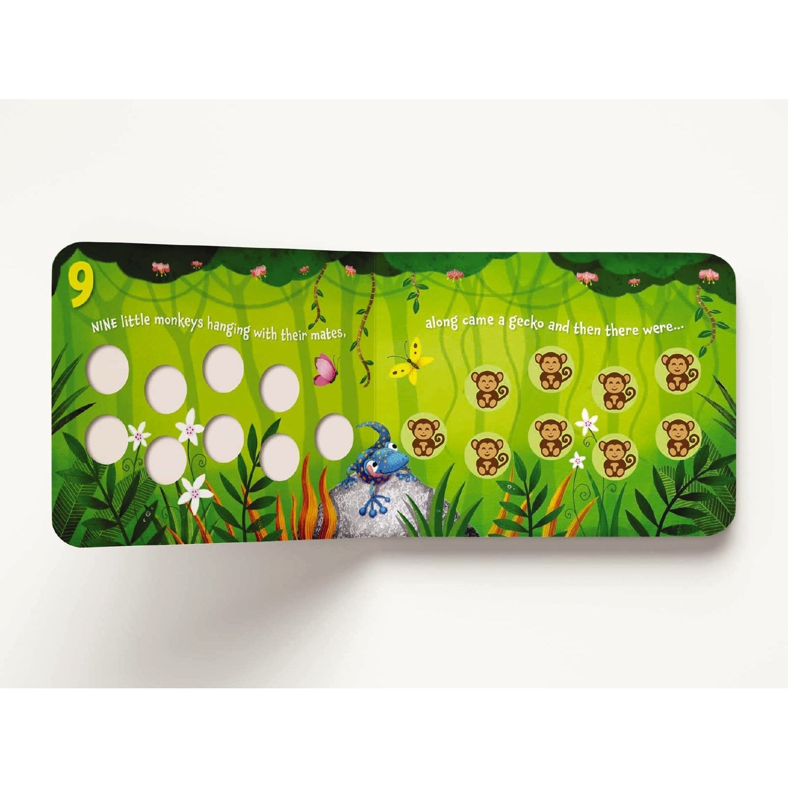 Harper Collins: Magical Counting Storybook - Ten Little Monkeys