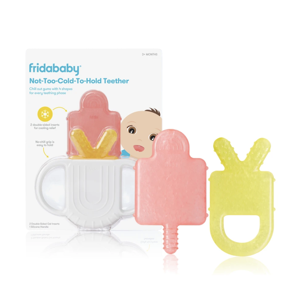 Get Relief Now! FridaBaby Teether with Warm-hold Handle for Soothing Baby's Sore Gums