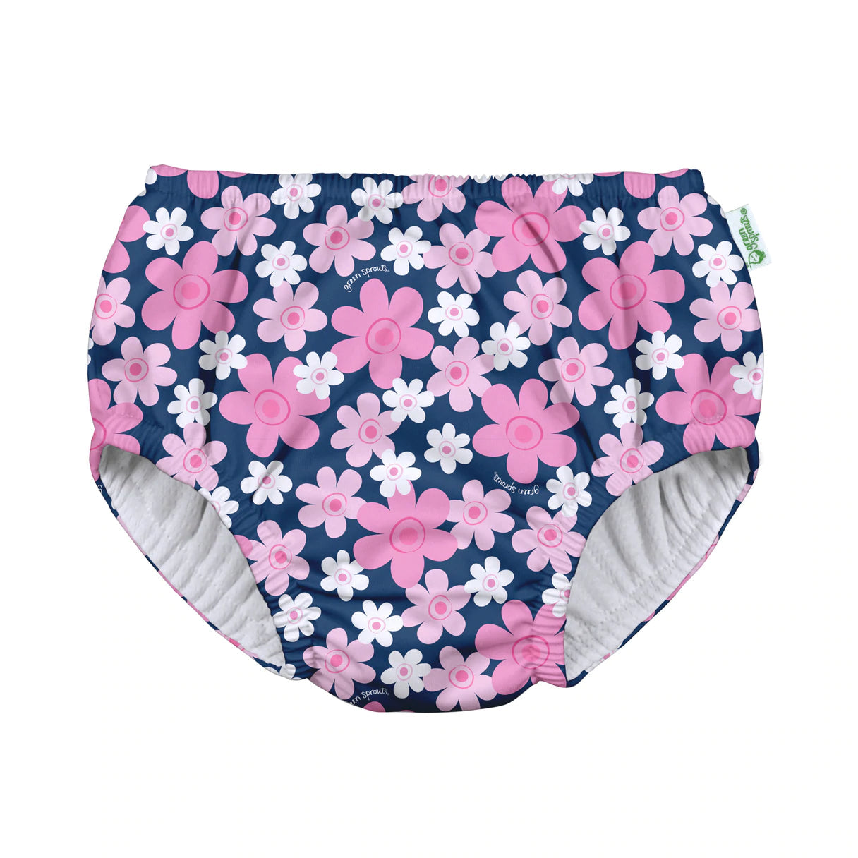 I Play Reusable Absorbent Navy Blooms Pull - Up Swim Diaper for Babies - Great Value!