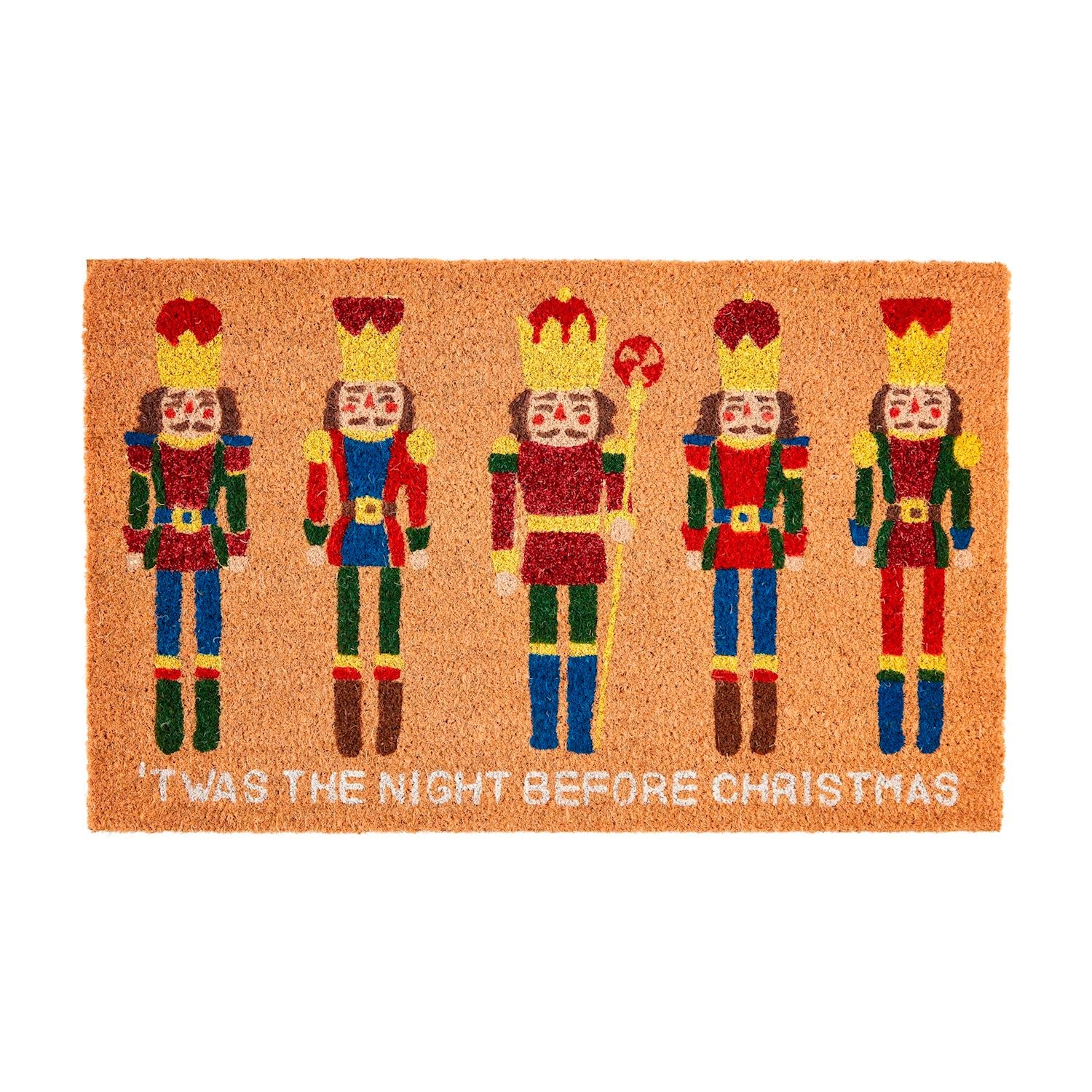 Sparkling Nutcracker Coir Doormat - Ideal for Home Decor