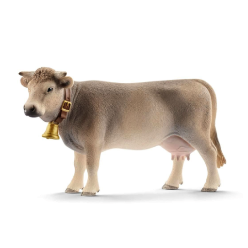 Exclusive Schleich Braunvieh Cow Figurine - Ideal for Collectors