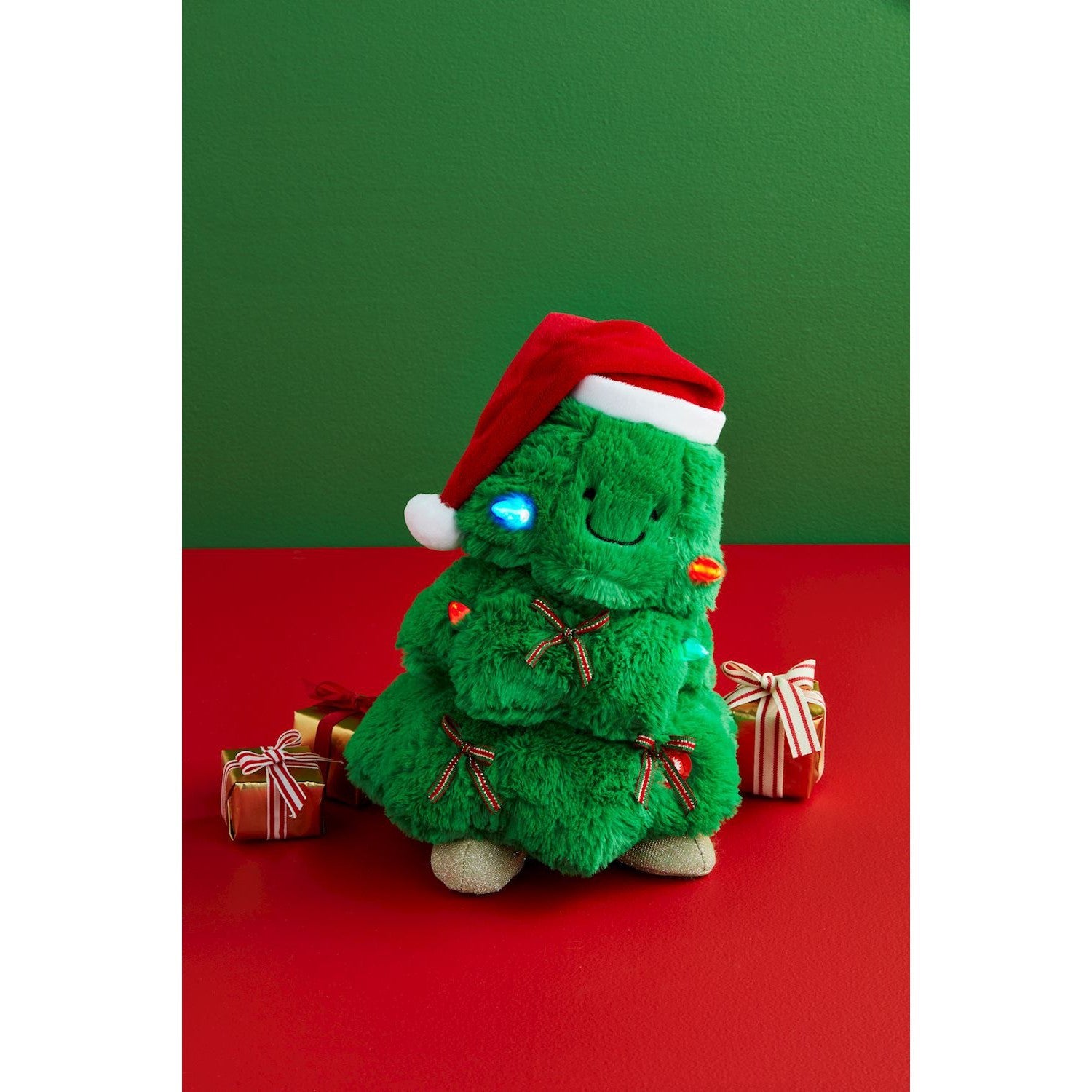 Mud Pie Christmas Plush Minky Light-Up and Singing Tree