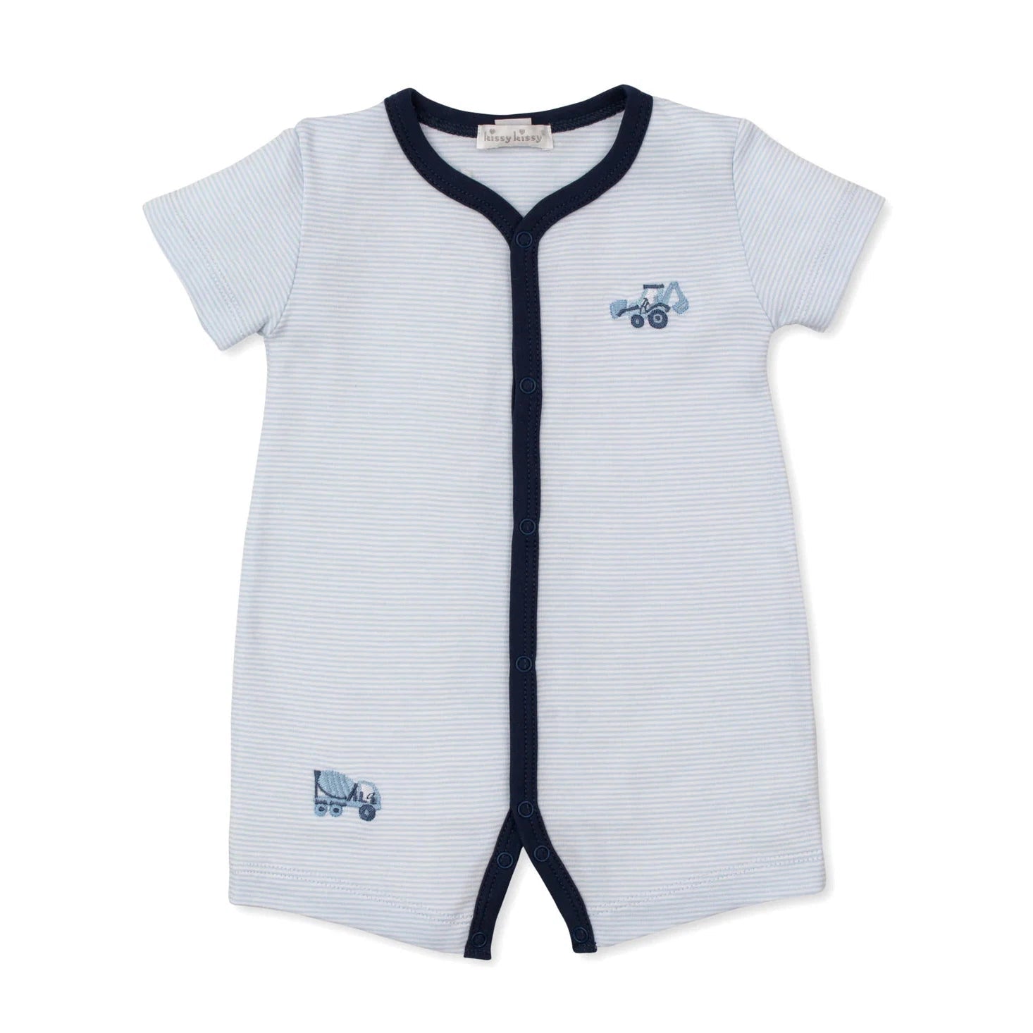 Hot Deal! Kissy Kissy Construction Truck Stripe Baby Playsuit