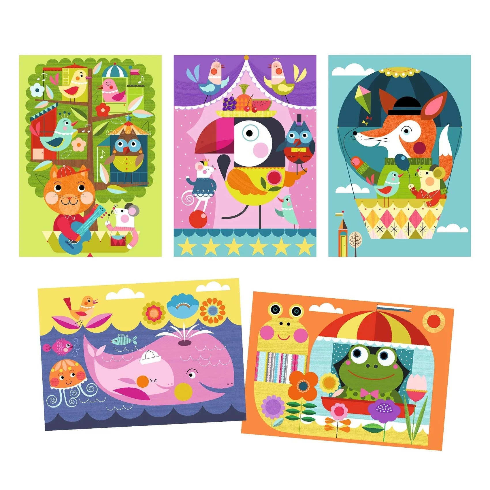 DJECO Enjoyable Vehicle - Themed Scratch - Card Activity for Kids
