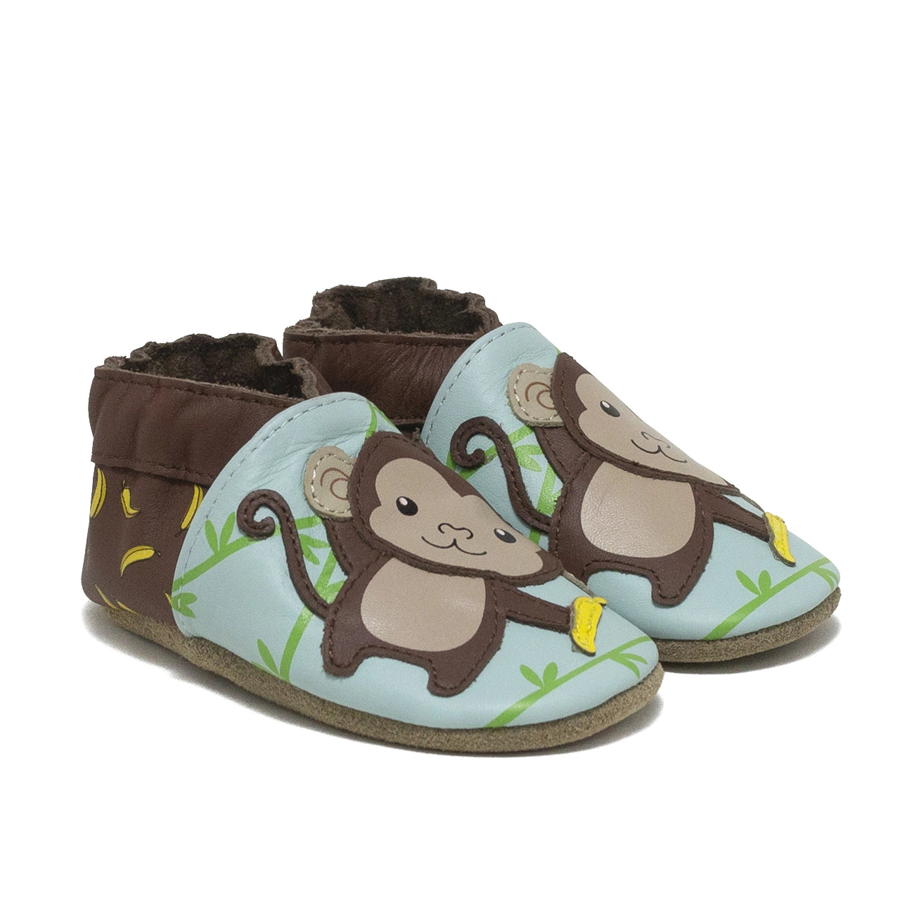 Robeez Light Blue Soft Soles Shoes for Fun - Hanging Out Style