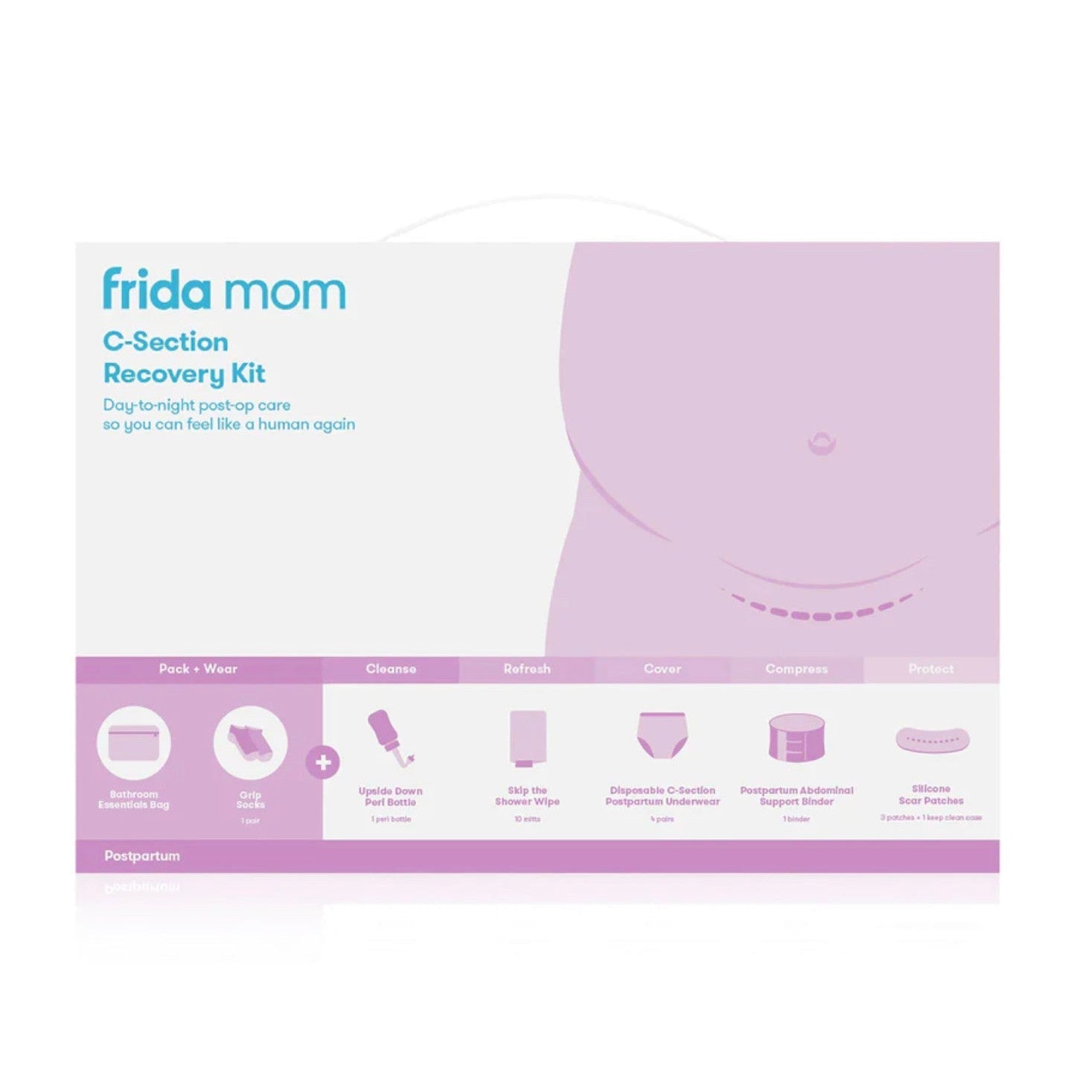 FridaBaby FridaMom Comprehensive C-Section Post - Op Recovery Kit
