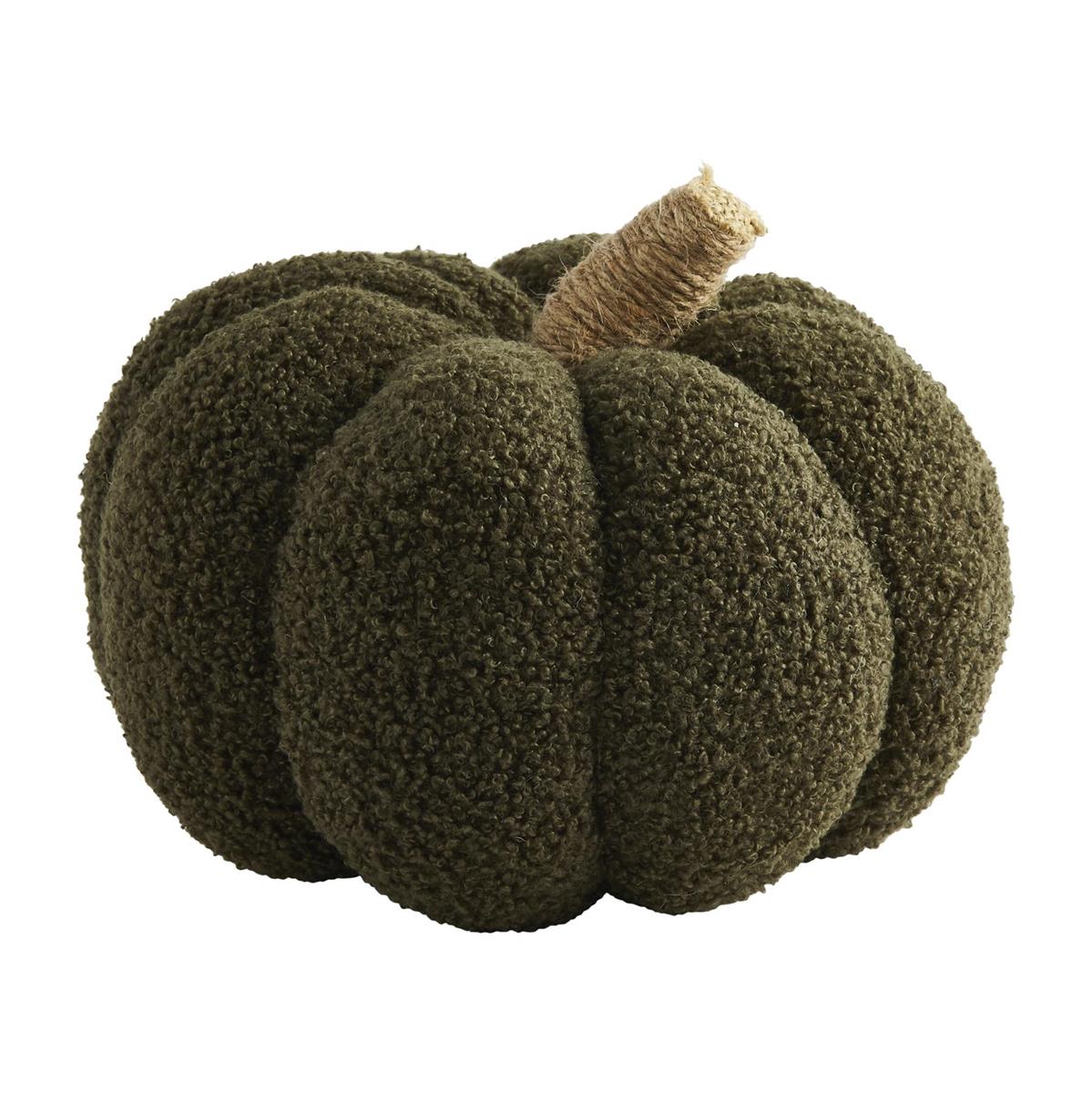 Hot Sale! Mud Pie Acrylic Shearling Fabric Pumpkin Sitter for Fireplaces or Entryways