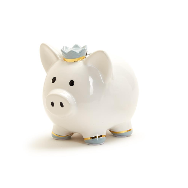 Charming Crown Piggy Bank for Kids - Ideal Gift