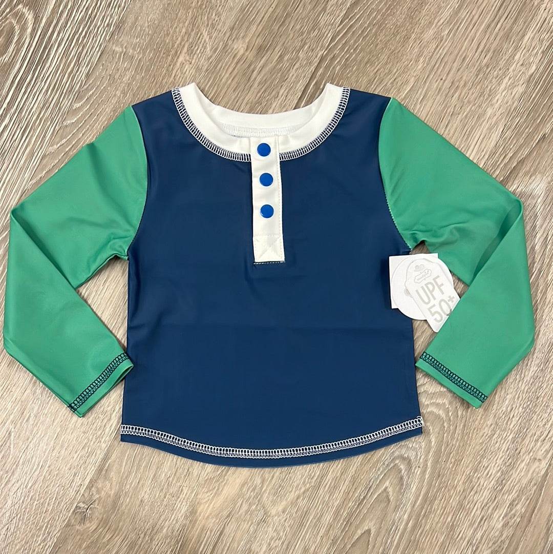 Hot Deal! Navy Boys' Body Rashguard by Mud Pie - Ideal for Water Adventures