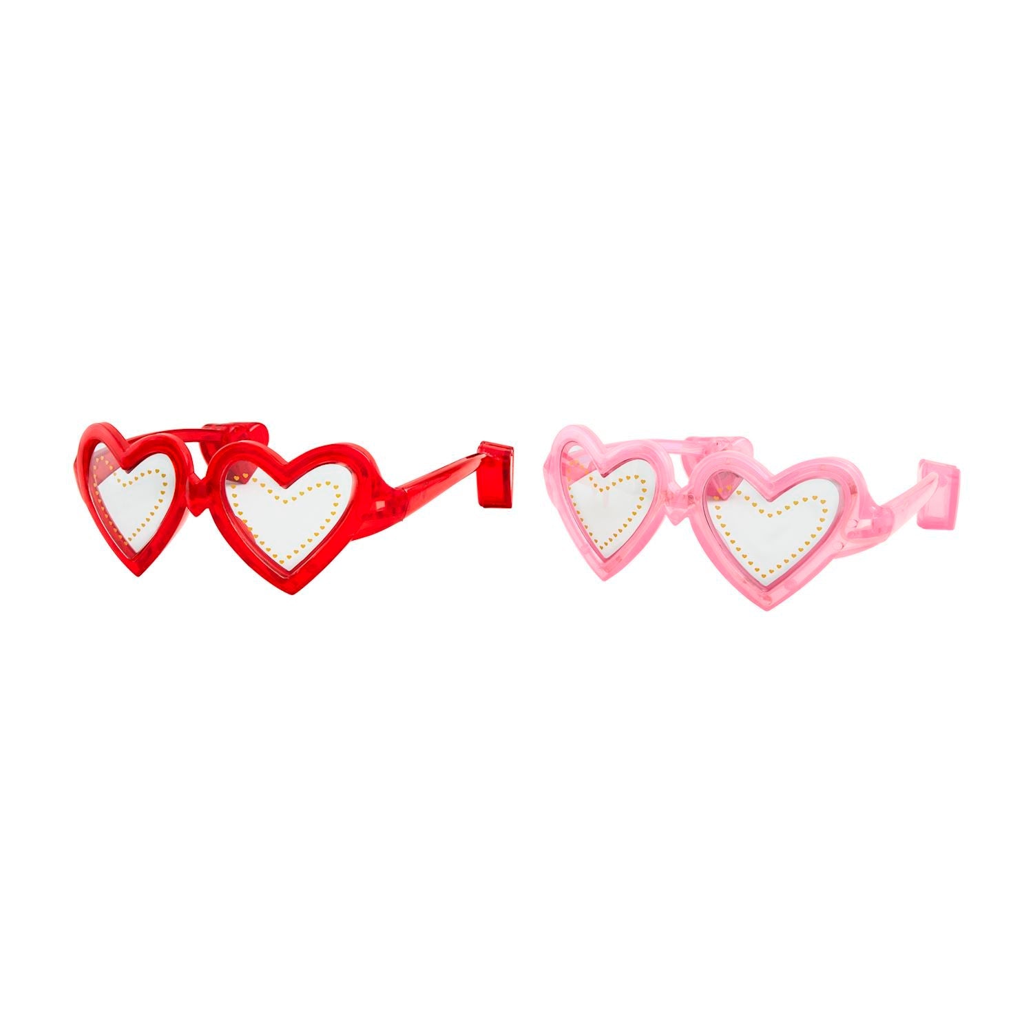 Mud Pie LED Light-Up Heart-Shaped Play Glasses for Kids