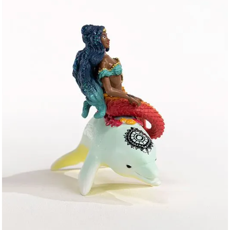 Hot! Schleich Bayala: Isabelle Riding Dolphin Toy Set