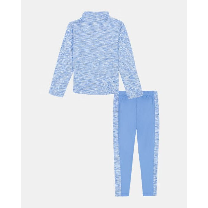 Hot Deal! Under Armour Girls' Horizon Blue 1/4 Zip Twisted Set