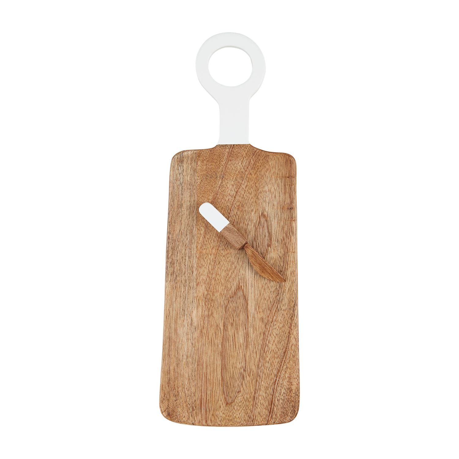 Mud Pie's Stunning Natural Lacquer Mango Wood Board Set