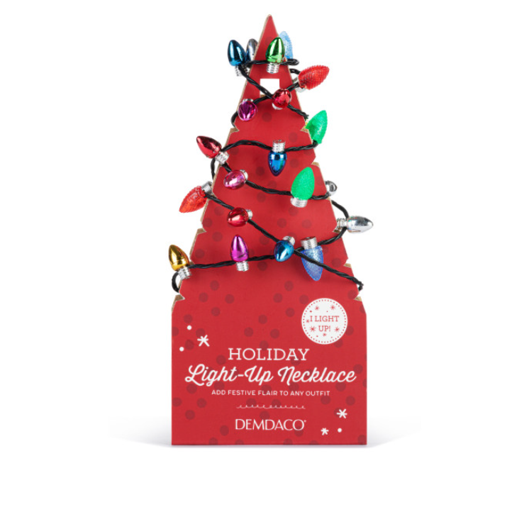 Hot Sale! Demdaco Lit Holiday Necklace for a Festive and Jolly Look