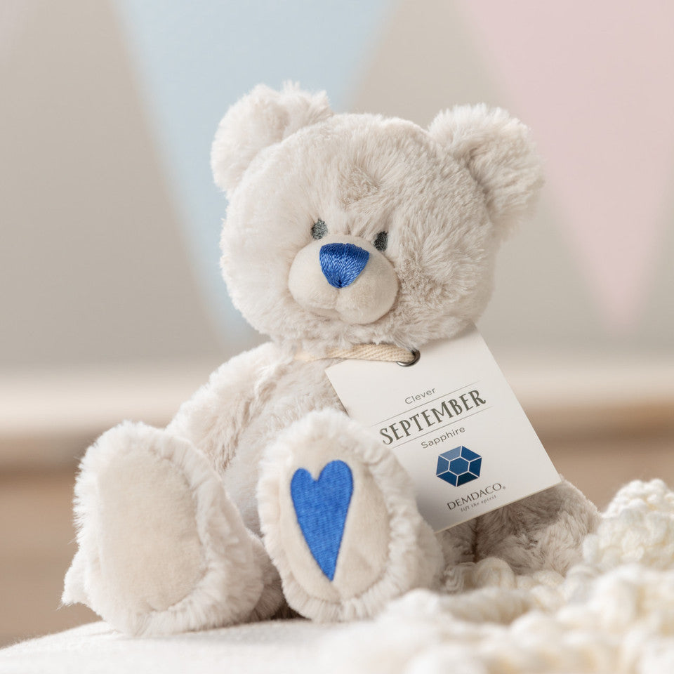 Demdaco September Birthstone Bear - Ideal Gift