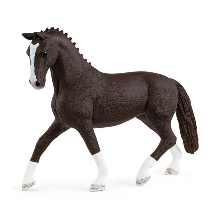 Schleich Black Hanoverian Mare with Tournament Braids