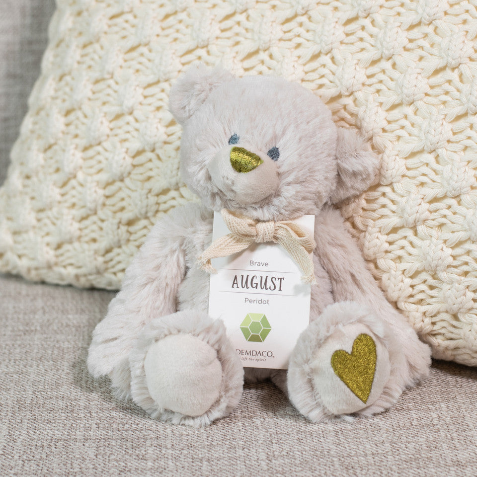Hot! Demdaco August Birthstone Bear for New Babies