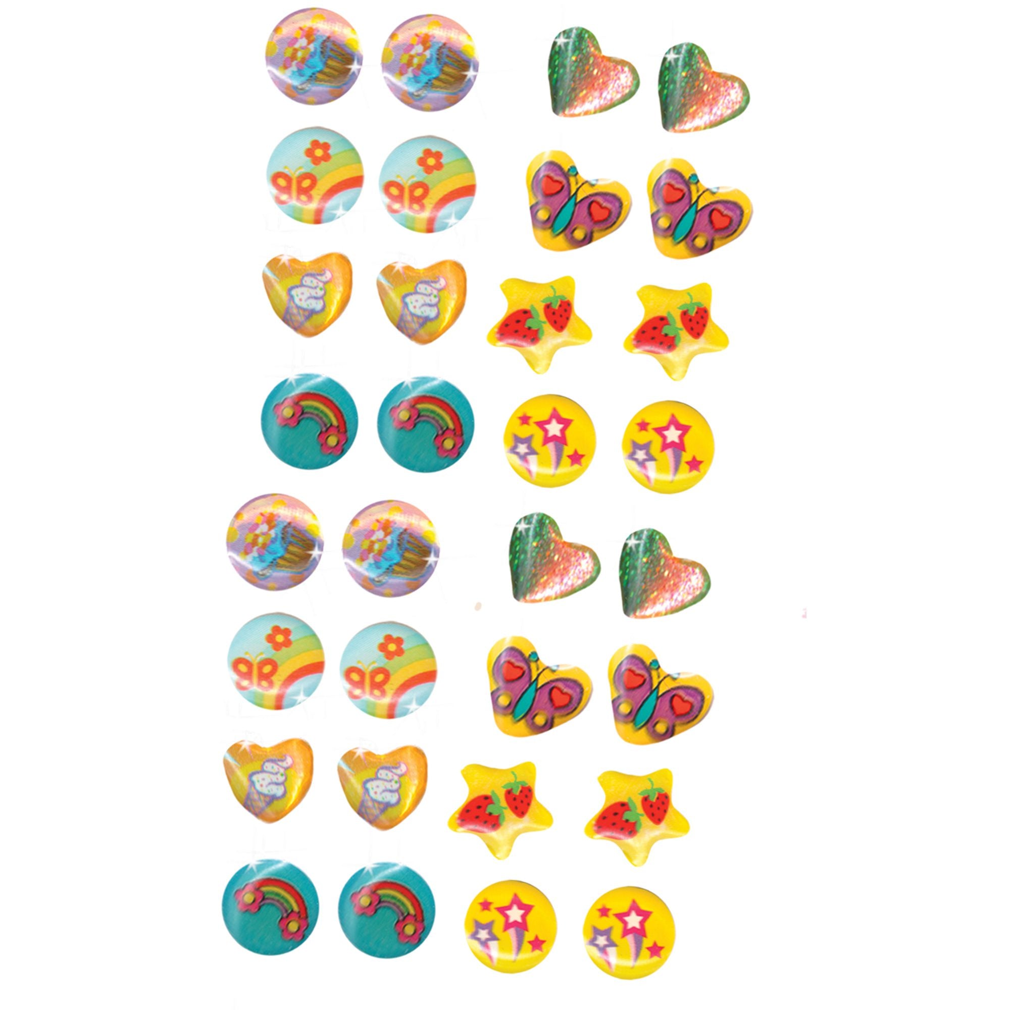 Sparkling Ear Stud Stickers for Kids from House Of Marbles