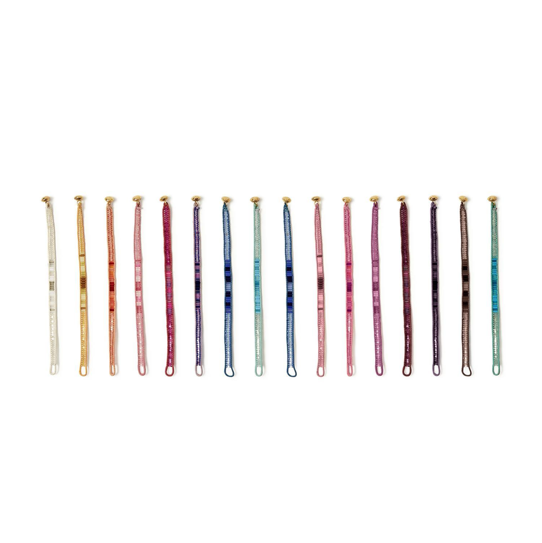 Hot! Mix & Match Glass Color Beaded Bracelets - Cupcakes & Cartwheels Style