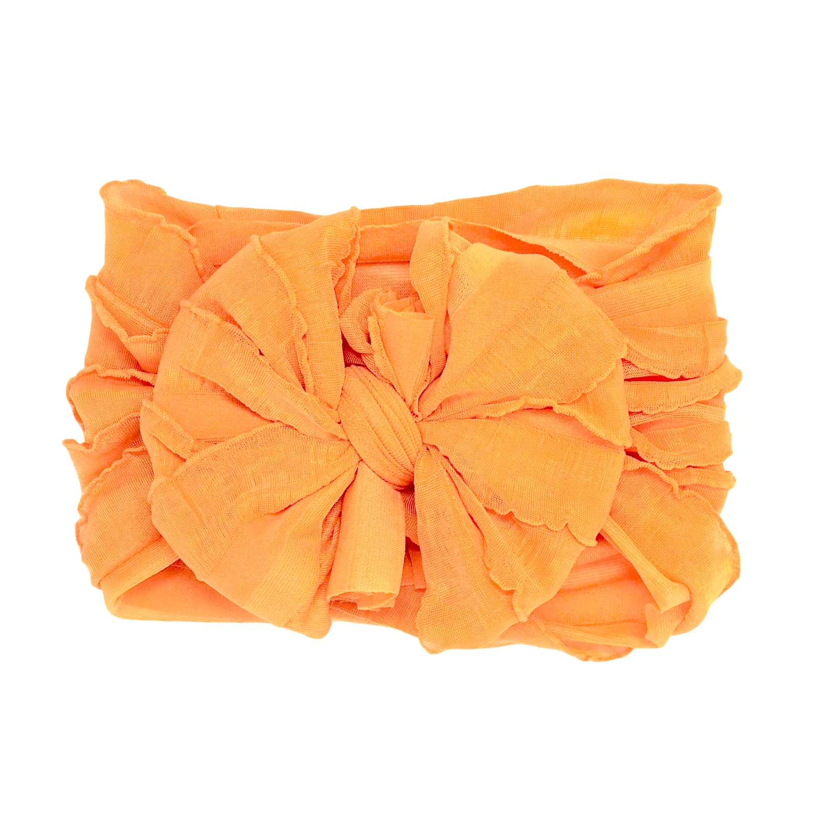 Exclusive In Awe Couture Dreamsicle Ruffled Headbands - Ideal Gift for Baby Girls