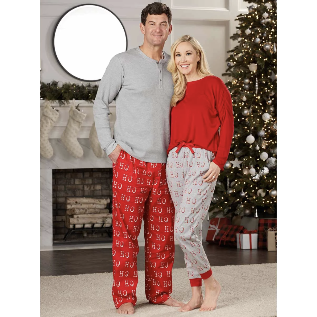 Hot Deal! Mud Pie Dad's HO HO HO Holiday Pajama Set