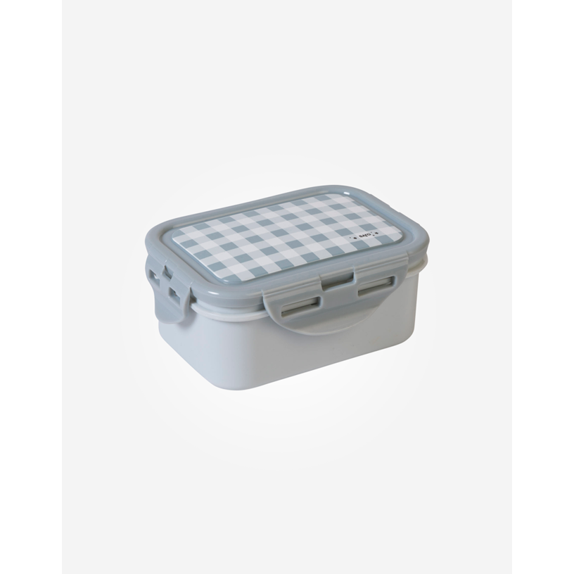 Hot Sale! Gray Check Saro Baby Lunch Box Container for Individual Purchase