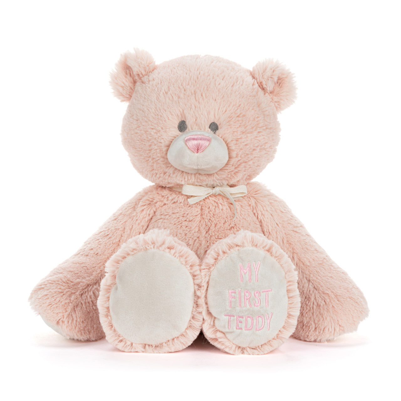 Demdaco Pink 16 - Inch My First Stuffed Teddy Bear, Ideal for Babies