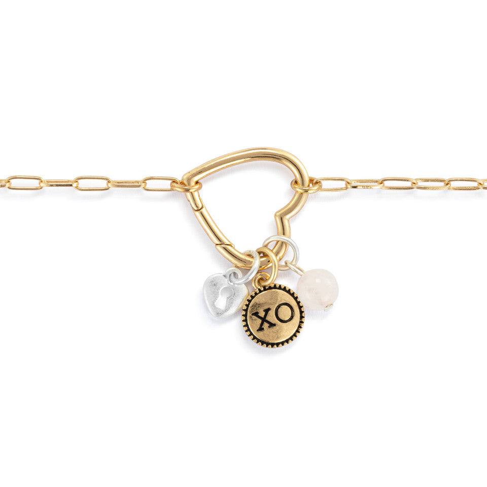 Demdaco Gold Love Bracelet Jewelry Set for Your Life's Journey