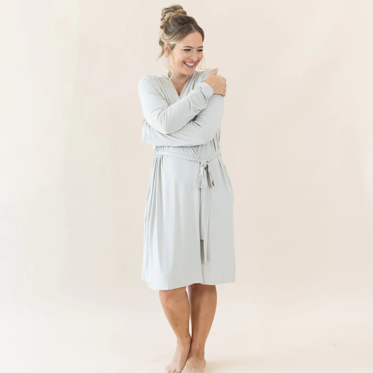 Kyte Baby Women's Comfortable Lounge Robe - Ideal for Pregnancy & Postpartum